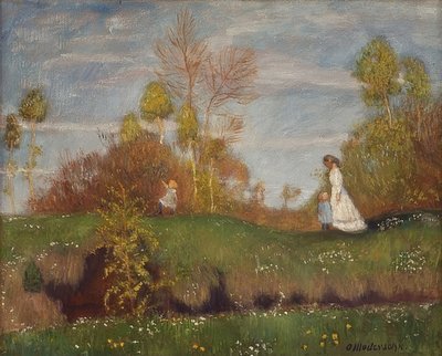 Estate nella brughiera da Otto Modersohn