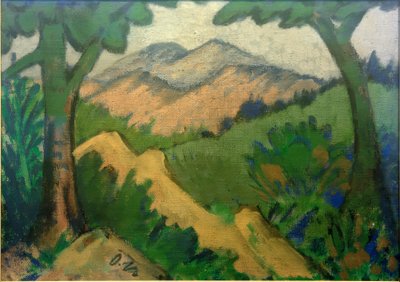 Paesaggio di dune da Otto Mueller