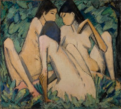 Tre Donne in un Bosco da Otto Mueller