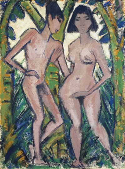 Adamo ed Eva (c.1913-22) da Otto Muller or Mueller