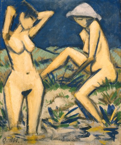 Bagnanti, c.1920 da Otto Mueller