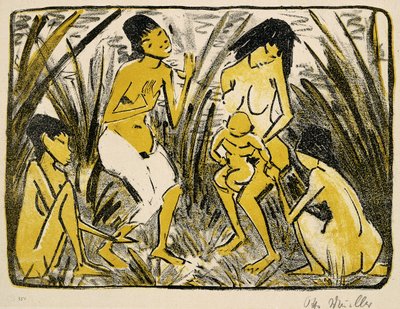 Scoperta di Mosè, 1920 da Otto Mueller