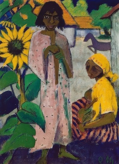Zingari e girasoli da Otto Mueller