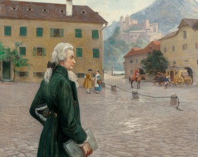 Il giovane Mozart a Salisburgo da Otto Robert Nowak