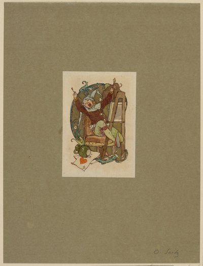 Gnomo al cavalletto da Otto Seitz