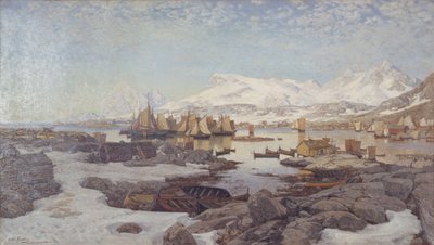 Giorno di primavera a Lofoten da Otto Sinding
