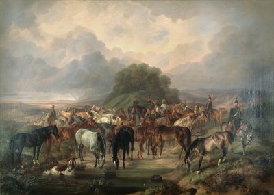 Trasporto guidato da ulani da Otto Stotz
