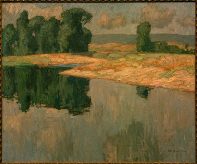 Paesaggio con il ponte di Sarnau da Otto Ubbelohde