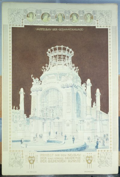 Accademia di Belle Arti di Vienna, progetto per la Sala d