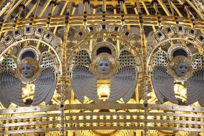 Angelo nella chiesa di Am Steinhof (chiesa di Leopoldo), Vienna, Austria da Otto Wagner