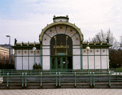Il Padiglione Otto Wagner a Karlsplatz da Otto Wagner