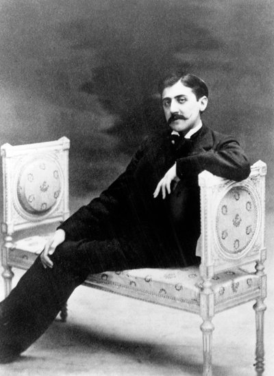 Marcel Proust, c. 1895, foto di Otto Wegener da Otto Wegener