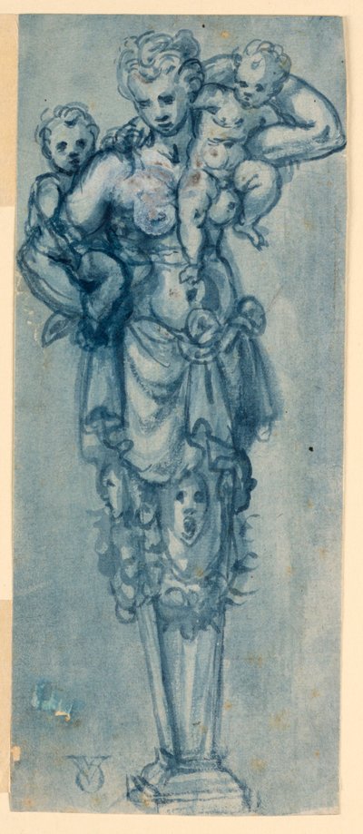 Progetto per una figura terminale della Carità da Otto van Veen
