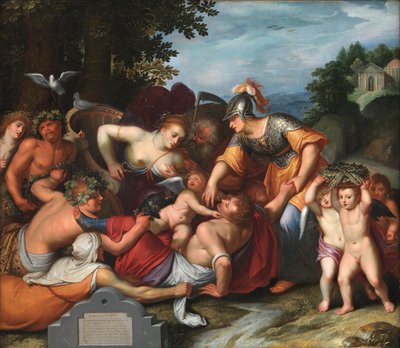 Gemeine Jeuchts Beeldt. Allegoria delle tentazioni della gioventù da Otto van Veen