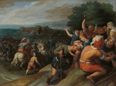 I Batavi circondano i Romani a Vetera da Otto van Veen