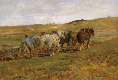 Contadino che ara da Otto von Thoren