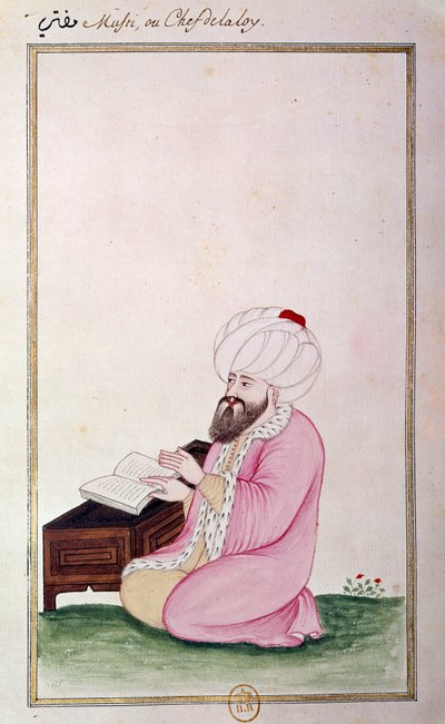 Arte ottomana: Capo della Legge da Ottoman School