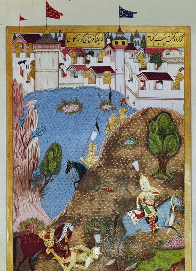 Impero Ottomano: rappresentazione del Sultano Solimano I detto il Magnifico (1520-1566) e del suo esercito che attacca la città di Belgrado da Ottoman School