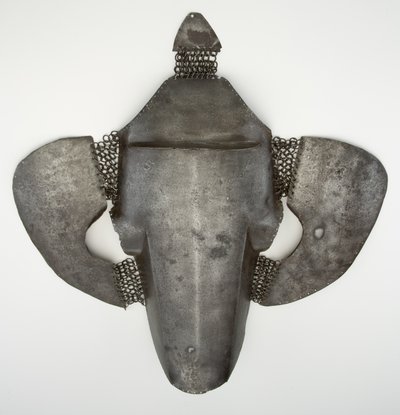 Shaffron, armatura per la testa del cavallo, inizio XVI secolo (ferro) da Ottoman School