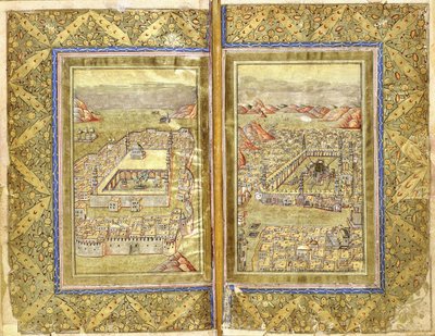 Vedute della Mecca e Medina, c.1794-5 da Ottoman School