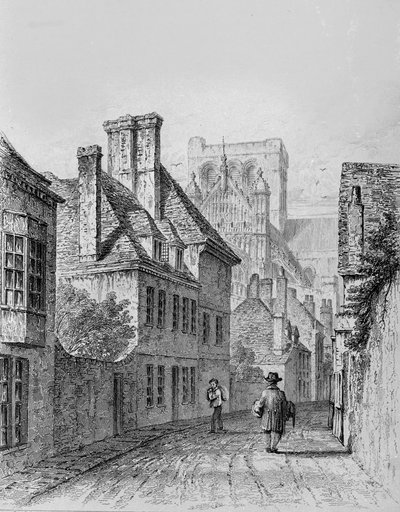Colebrook Street Winchester, c.1830 da Owen Brown Carter