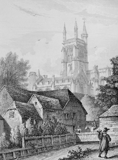 Torre del College, Biblioteca e Mulino Winchester, c.1830 da Owen Brown Carter