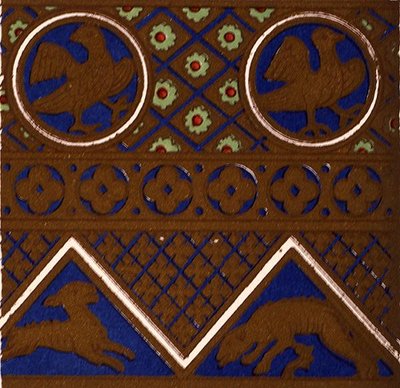 Ornamento bizantino da una cassa smaltata da 