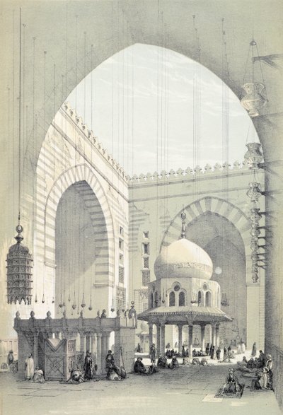 Interno della Moschea del Sultano Hasan, al Cairo da Owen Jones