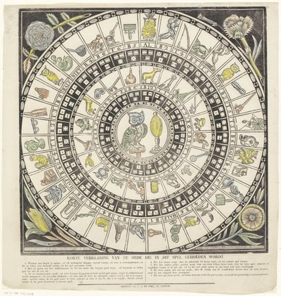 Gioco dei gufi da P.A. de Jong