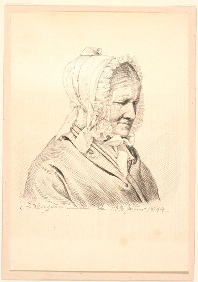 Fru Anneken Marie von Würden f. Sponum, suocera di H.E. Freund da P.C. Skovgaard
