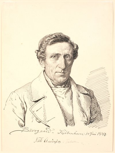 Ritratto di Niels Andersen a Forballe da P.C. Skovgaard