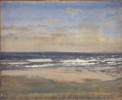 La spiaggia a Rågeleje da P.C. Skovgaard