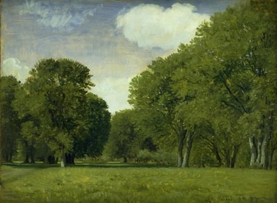 Il parco dei cervi. Studio da P.C. Skovgaard