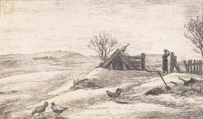 Paesaggio invernale a Vejby da P.C. Skovgaard