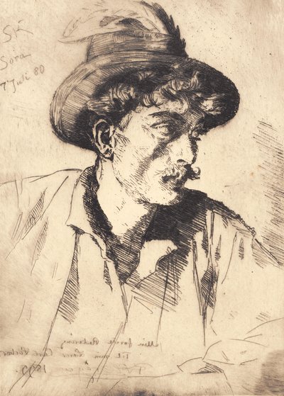 Lavoratore agricolo italiano. Sora da Peder Severin Krøyer