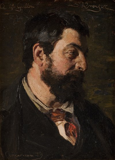 Ritratto del pittore francese Alfred Guillou da Peder Severin Krøyer