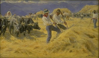 Trebbiare in Abruzzo. Civitella d