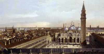 Piazza San Marco, Venezia, inciso da F. Citterio (dettaglio) da P. (after) Majocchi