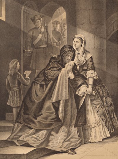La fuga di Lord Nithsdale dalla Torre, 1716 da P Fraenkel