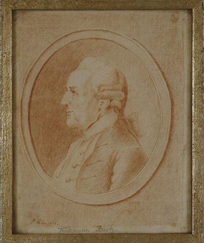 Wilhelm Friedrich Bach, 1782 da P. Guelle or Gulle