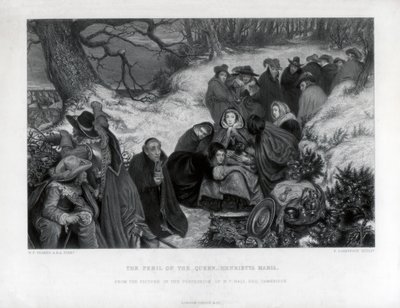 Il pericolo della regina Enrichetta Maria, XIX secolo da P. Lightfoot