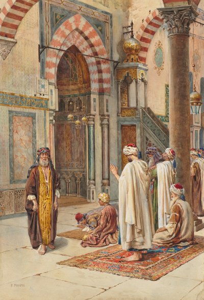 Musulmani in preghiera da P. Pavesi