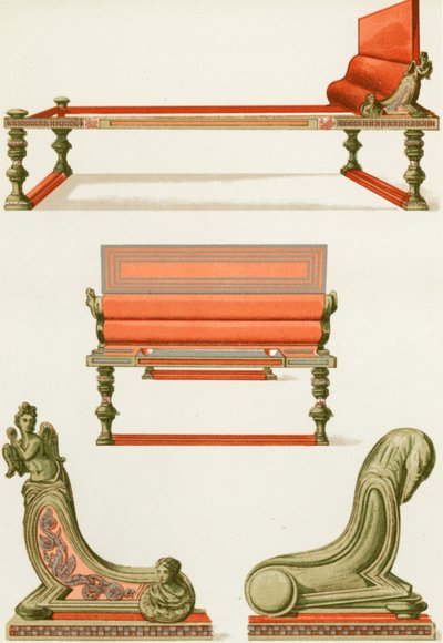 Mobili in bronzo da Pompei da P. Sellier