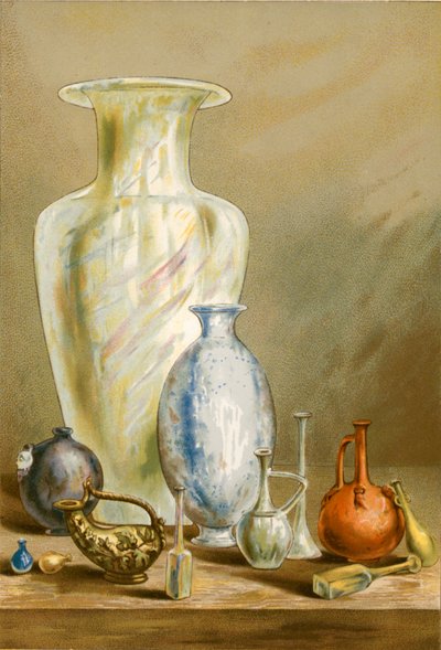 Vasi (vetro e ceramica) da P. Sellier