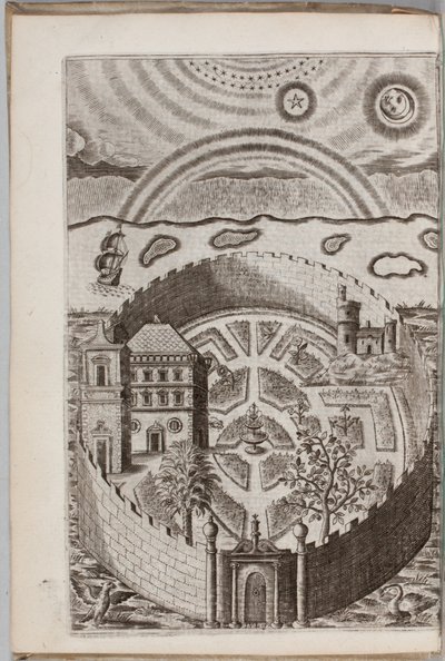 Illustrazione da "Partheneia Sacra: O Il Giardino Misterioso e Delizioso delle Sacre Parthene Simbolicamente Rappresentato e Arricchito con Dispositivi e Emblemi Pii per l