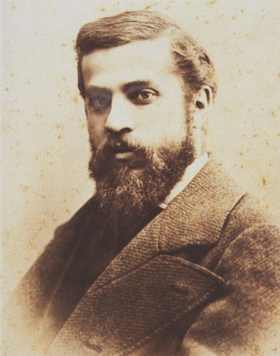 Ritratto di Antoni Gaudí da Pablo Audouard Deglaire