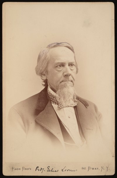 Ritratto di Elias Loomis da Pach Bros
