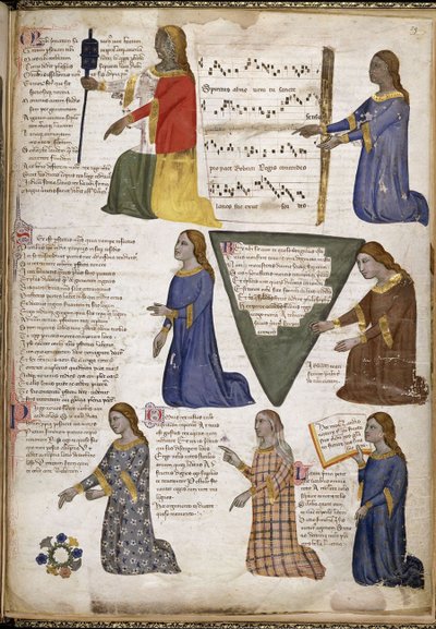 Le sette arti liberali da Regia Carmina di Convenevole da Prato da Pacino di Buonaguida