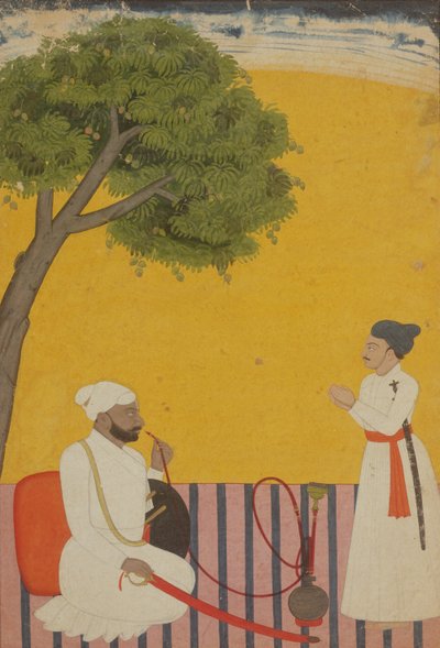 Ritratto di un principe, Jammu, Kashmir, 1760 da Pahari School