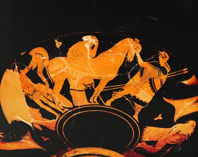 Partenza di un guerriero ... da Painter Pistoxenos